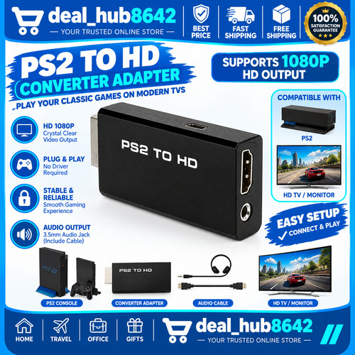 Ps2 hdmi converter - hdmi, to