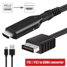 PS1 PS2 to HDMI Cable Adapter