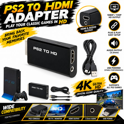 Playstation ps2 hdmi - playstation, 2