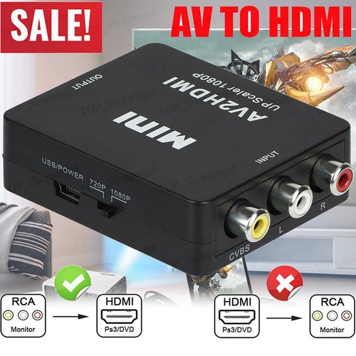 Rca hdmi converter adapter - to,