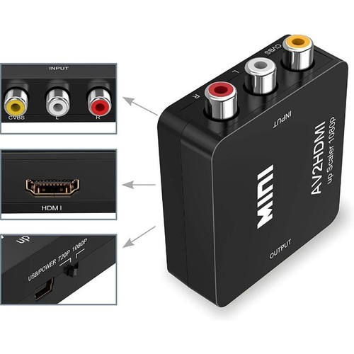 Rca hdmi converter - av, to