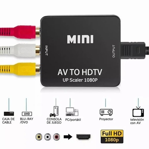 Hdmi rca 1080p - rca, to