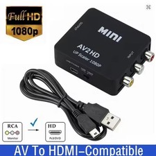 Mini RCA AV to HDMI Converter