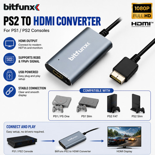 Bitfunx ps2 hdmi - ps2,