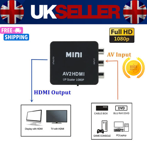 Rca hdmi converter rgb - av,