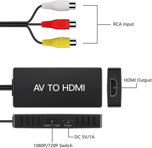 Rca hdmi adapter - rca, av