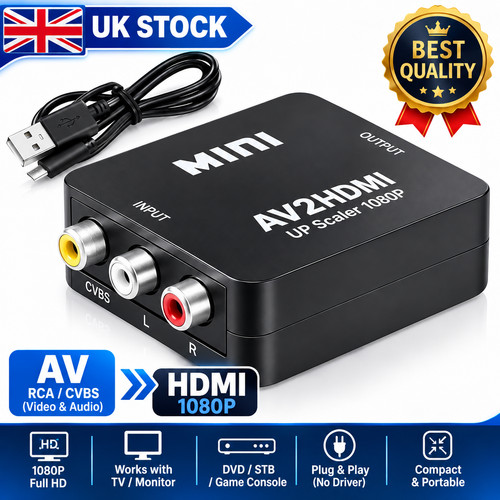Hdmi converter 1080p - to, rca