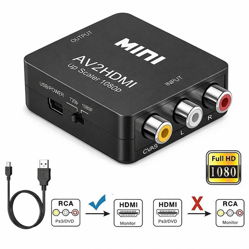 Rca hdmi converter - av, rgb