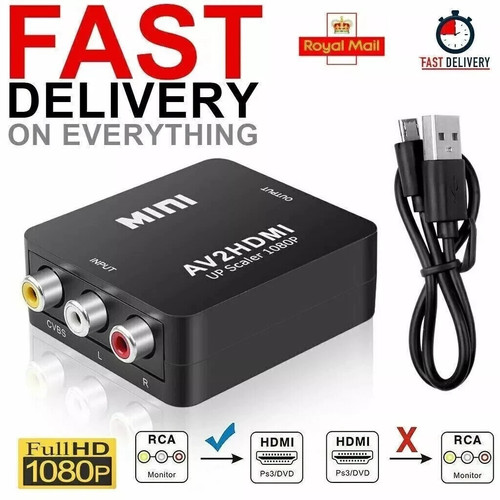 Hdmi 1080p rca cvbs - to,