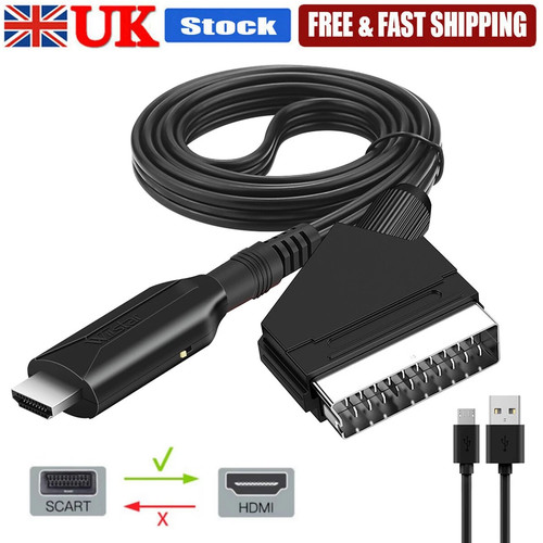 Scart hdmi cable lead - to,