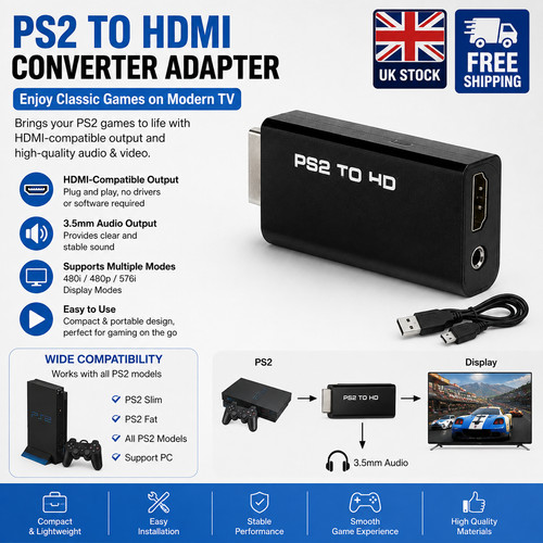 Playstation ps2 hdmi - ps2,