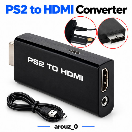 Ps2 hdmi converter game to - hdmi,
